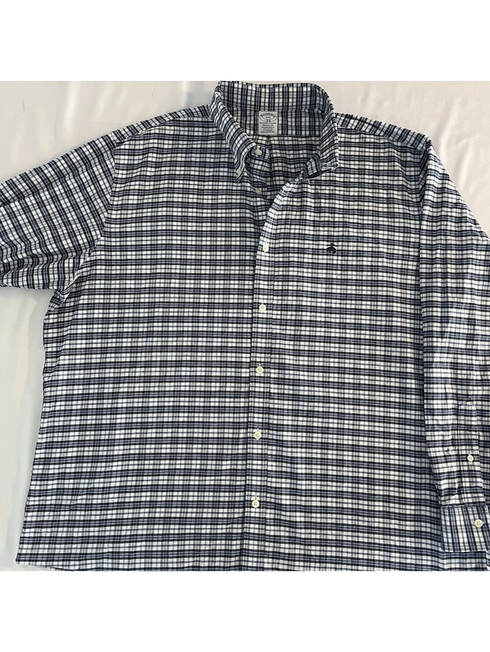 Brooks Brothers Men's Plaid Button-Down Shirt XXL